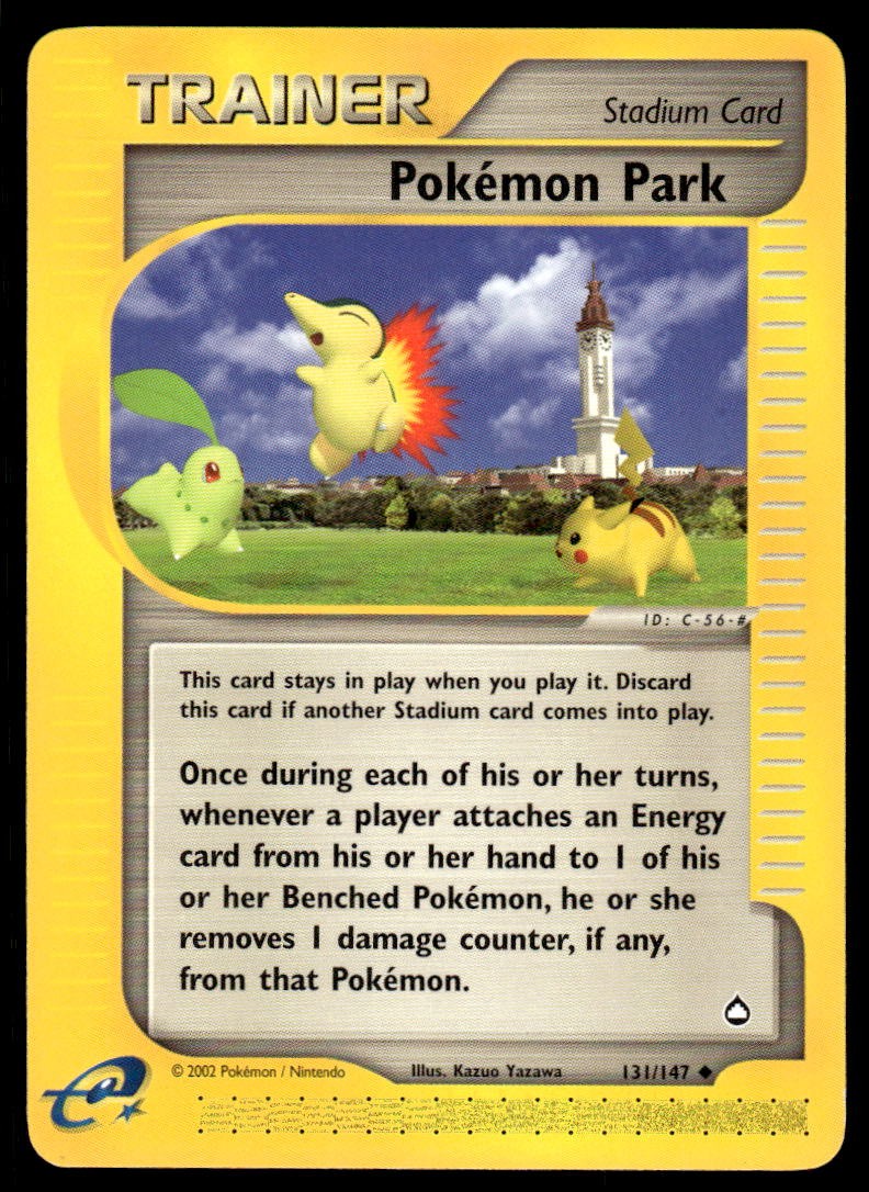 Pokemon TCG Aquapolis #131/147 Pokemon Park NM