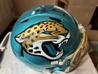 Mark Brunell Signed Jaguars Riddell Full Size Replica Helmet - Schwartz COA