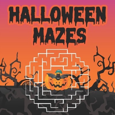 Study Press - Halloween Mazes  Activity Maze Book Problem Solving Puzz - X555z
