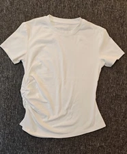 White Lightweight T-Shirt Plain, Size 10-12