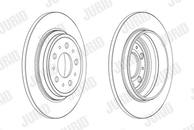 JURID 563090JC Brake Disc for VOLVO