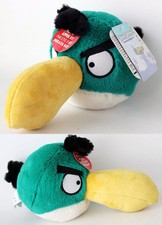 RARE ANGRY BIRDS GREEN BIRD 9" TALKING PLUSH TOUCAN COMMONWEALTH 2013 NEW 