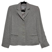 Doncaster Quiet Luxury Wool Blend Blazer Women's Petite 8 Old Money Minimalist