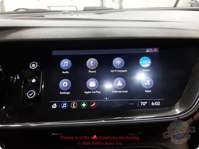 Used Infotainment Display fits: 2021 Buick Envision AM-FM-stereo-NAV-CD-SD drive