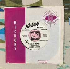 Rusty & Doug 45 Hey Mae / Diggy Liggy Lo 1961 Rockabilly EX