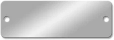 Aluminum Tags - 3 x 1 inch Rounded Corner Pk/25