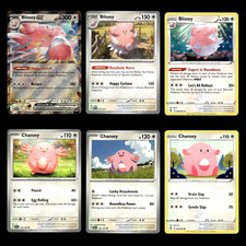 6x Blissey ex Lot 134.0 Scarlet Violet Series Twilight Masquerade Pokemon Cards