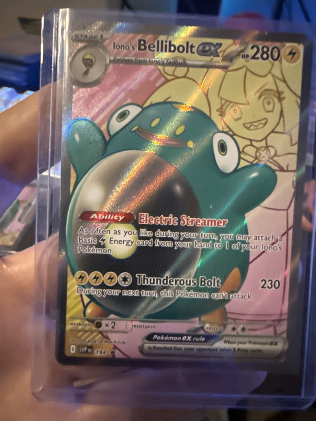 Iono's Bellibolt ex 194 Sv: Scarlet & Violet Black Star Promo Pokemon TCG NM