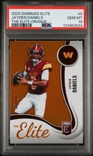 2025 Donruss Elite Jayden Daniels The Elite #5 107/199 PSA 10 POP 2!!