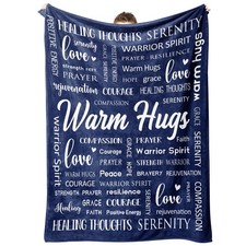 50x60 inch Warm Hugs Healing Blanket Cancer Gifts Get Well Soon Comfort Throw
