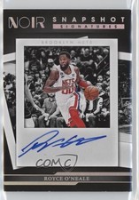 2022-23 Panini Noir Snapshot Signatures 77/99 Royce O'Neale #SNP-RON Auto 17hw