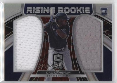 2021 Panini Spectra Rising Rookie Materials Hyper Prizm 44/75 Daz Cameron RC 6f7