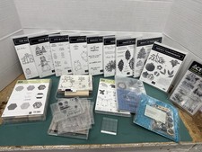 Large Stampin' Up photopolymer And Cling Stamp Set Lot Some Brand New