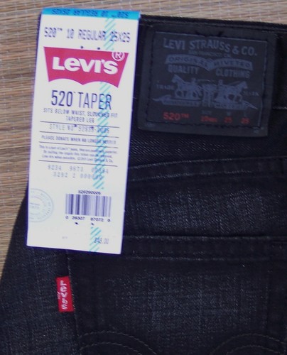 Levi's 520 JUNGEN SCHMAL ZULAUFENDES BEIN UNTER DER TAILLE LÄSSIGE PASSFORM DENIM JEANS GRÖSSE 8-20 LISTE $ 48 - Bild 2 von 22