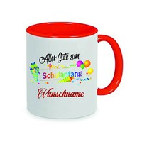 "Kaffeetasse M. Wunschname \" Alles Gute Zum Schulanfang ( Wunschname ) \""
