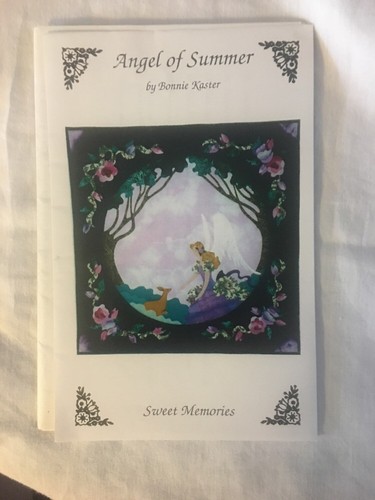 VINTAGE "ANGEL OF SUMMER" W/DEER SWEET MEMORIES KASTER APPLIQUE QUILT PATTERN UC - Picture 3 of 12
