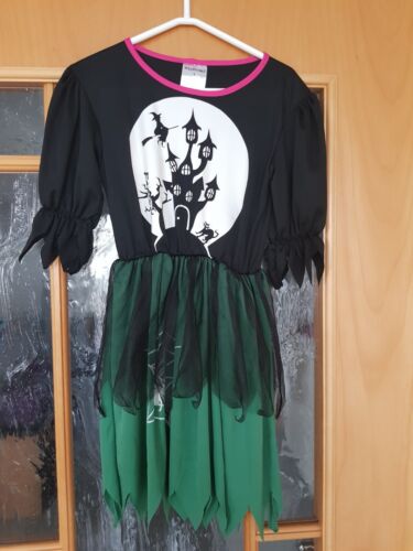 Hexenkostüm für Kinder, Gr. 116/122
