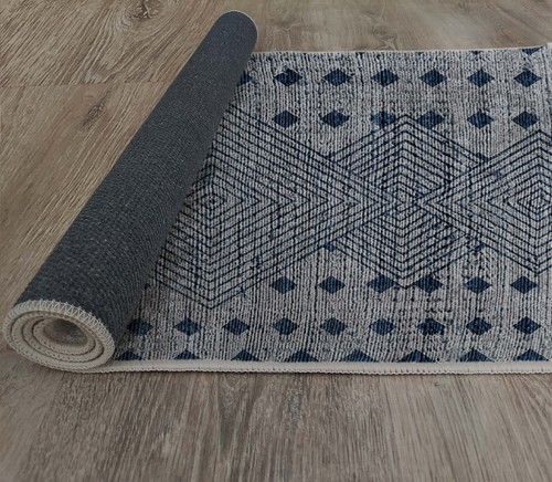 Traditionell gemusterter Teppich, Vintage Stil Teppich, weicher & robuster Vorleger, Landhaus - Bild 5 von 12