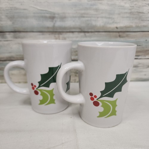2 tazas de café Starbucks 2011 tazas de cerámica de bayas de acebo para vacaciones de Navidad - Imagen 10 de 11