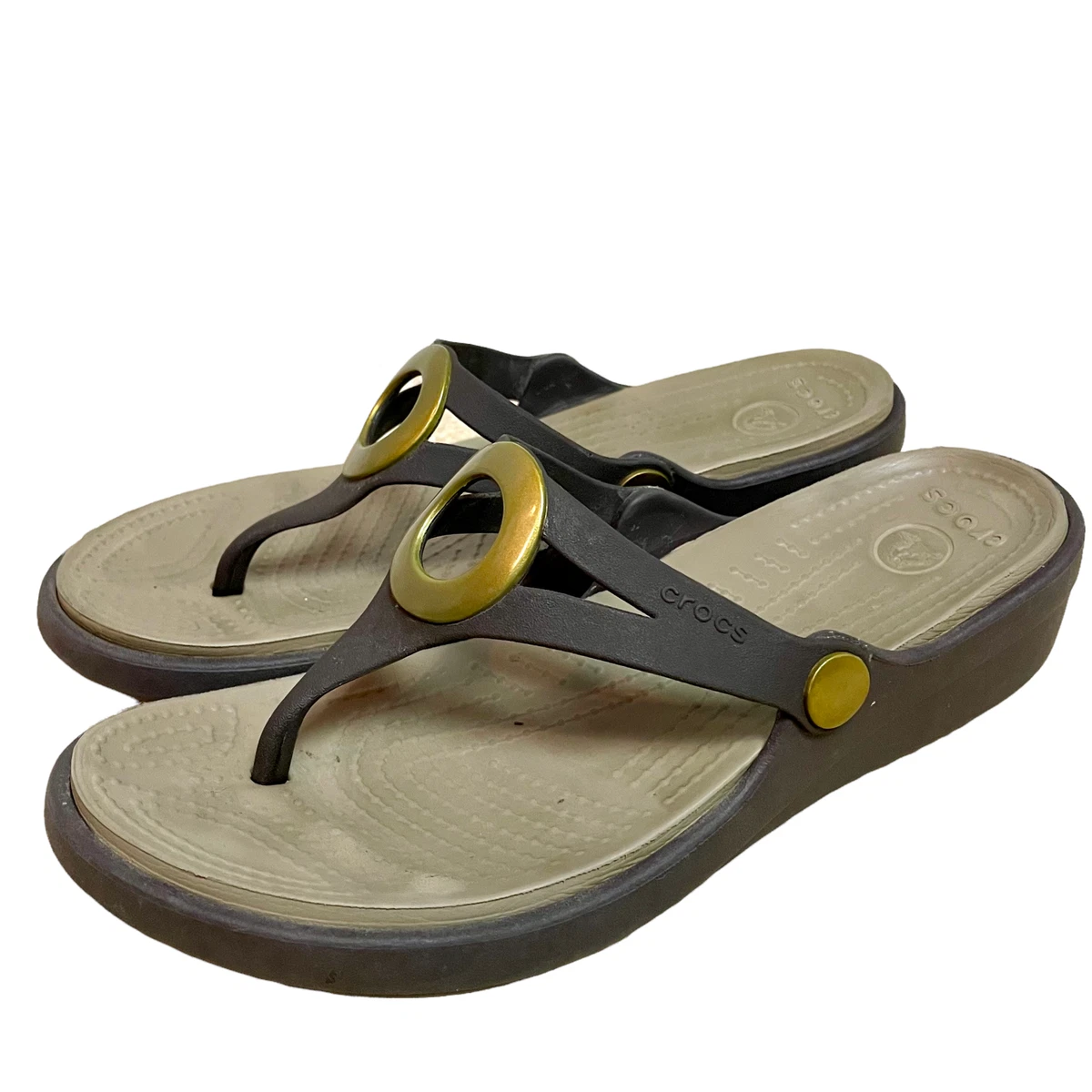 Crocs sanrah beveled circle sandal sales