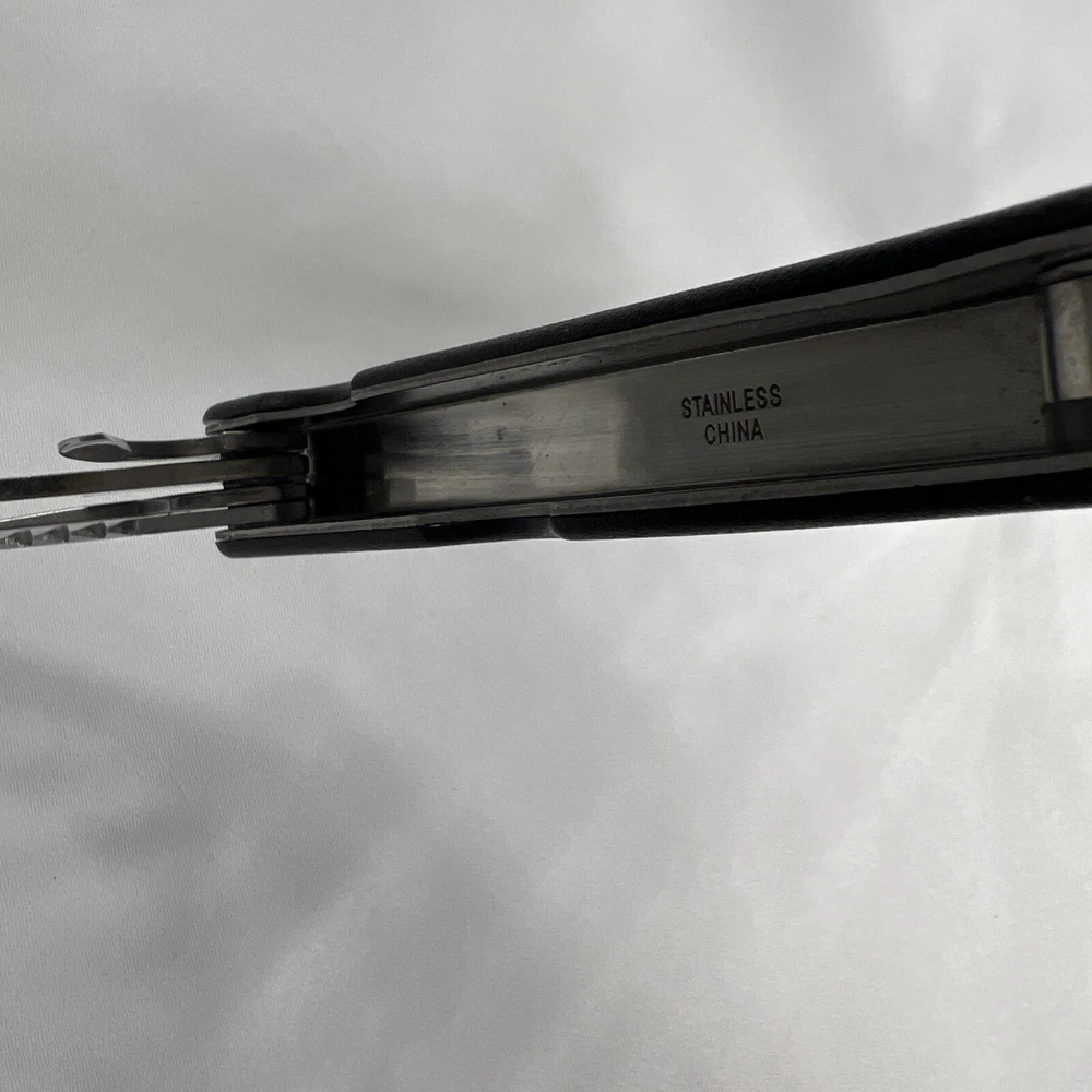 Stainless Steel Multi-Tool Knife with Folding Pliers for Outdoor Adventures