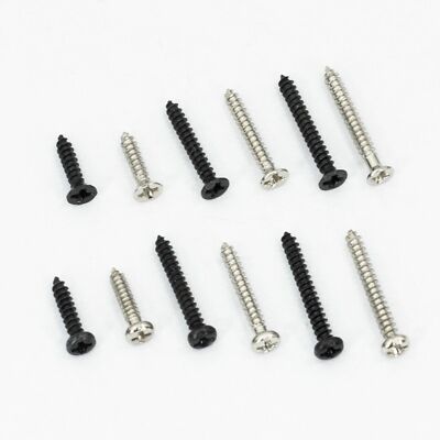 100St Mini Schrauben 1,7mm x 8 12 14mm Senkkopf Rundkopf Modellbau Gleisschraube