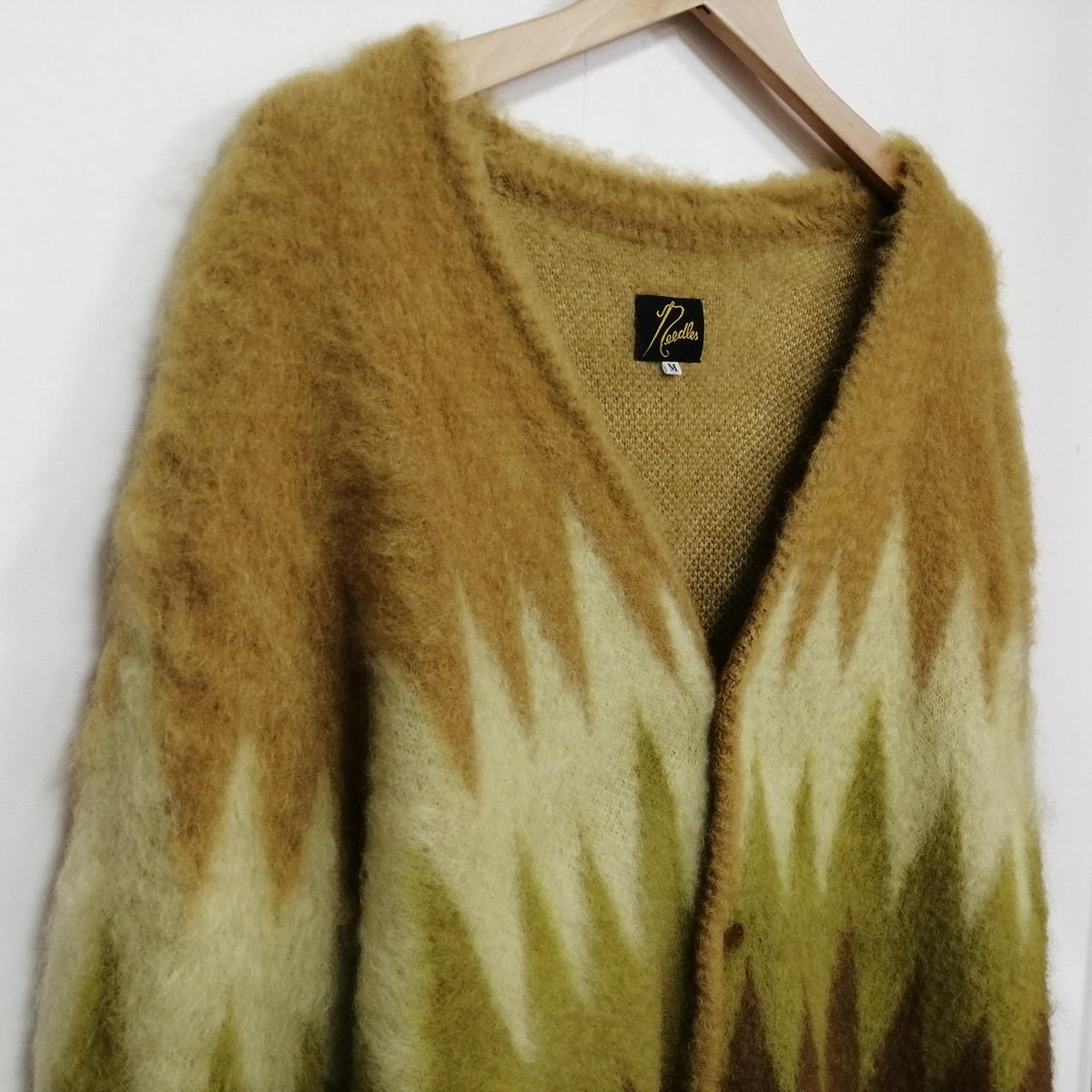Needles Yellow 22Aw Mohair Cardigan | eBay
