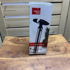 Vacu Vin Pineapple Slicer Corer Stainless Steel Fruit Tool w/Box