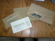 1973 Ford Thunderbird Announcement Mailer Sales Brochure Package - Vintage 1973 Ford Thunderbird Announcement Mailer Sales Brochure Package - Vintage