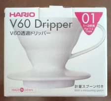 HARIO VDC-01R V60 01 Ceramic Coffee Dripper Red Pour Over Brewing F/S 
