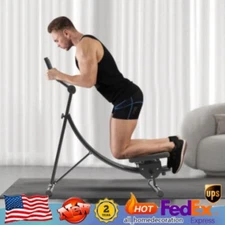 Ab Machine Coaster Abdominal Crunch Trainer fit Home Gym Core Workout Equipment