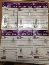JC halogen bulbs 50W G4 6.35mm 12V 6 - 2-pks 12 bulbs