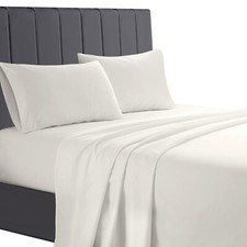 Luxury 100% Egyptian Cotton 200 Thread Count Flat Sheet Single Double King SK