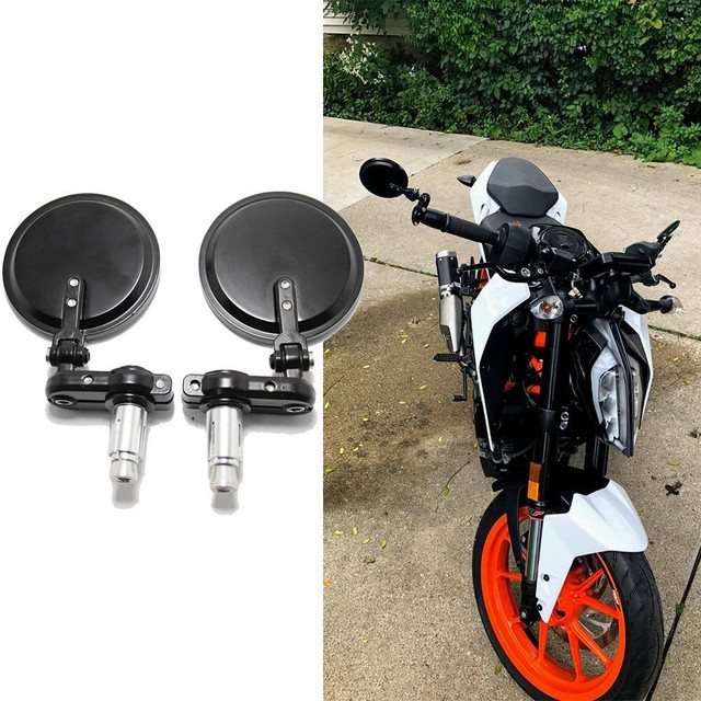 Motorcycle Folding 7/8" Bar End Mirrors For KTM Duke 690 390 1290 Super