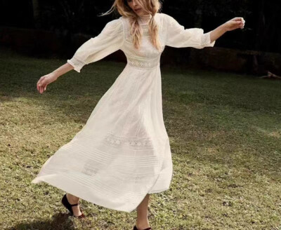 white christmas dresses Adorable 1960's White Cotton Special Occasion Dress / Medium – Xtabay  Vintage main image 0