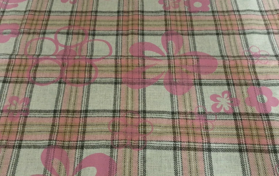 Oilily Stoff Wolle Karo 1,55x0,50 Neu - Bild 3 von 4