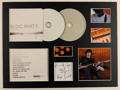 BLOC PARTY - Signed Autographed - SILENT ALARM - Album Display 2