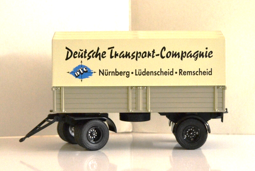 Schuco 1/43 Camion LKW Bâché D.T.C. Des Années 50 – Collection (Réf. 03121)