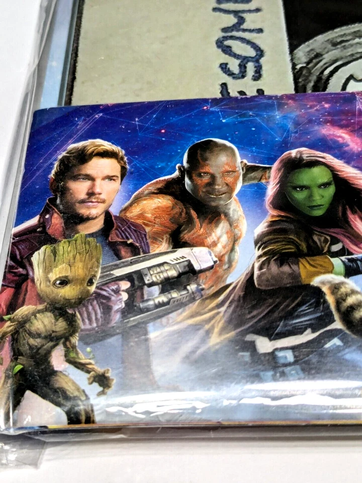 Guardians of the Galaxy Awesome Mixed Tape Vol.2 placa de corte de vidro SDCC NYCC - Imagem 3 de 4