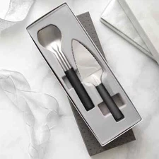 RADA CUTLERY G244 PIE A'LA MODE GIFT SET BLACK HANDLE MADE IN USA