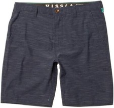 VISSLA Men's FIN ROPE Hybrid Shorts - ECLI - Size 38 Washed Blue- NWT  LAST ONE