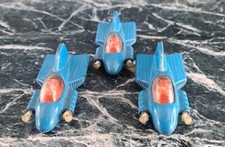 3 Superman Supermobiles 1979 DC Comics. Corgi Juniors, Die Cast.