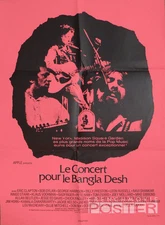 THE CONCERT FOR BANGLADESH - HARRISON / DYLAN / CLAPTON - ORIGINAL MOVIE POSTER