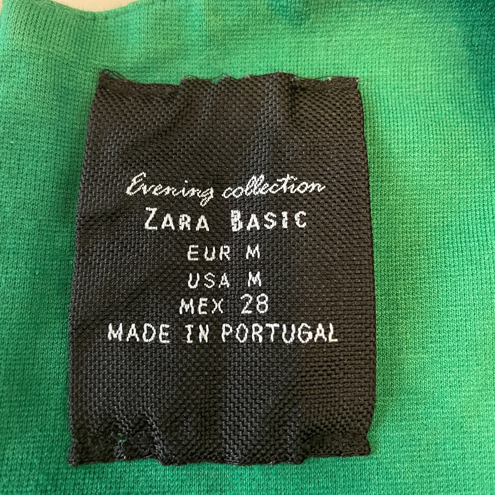 ZARA BASIC EVENING COLLECTION GREEN SLEEVELESS MI… - image 9