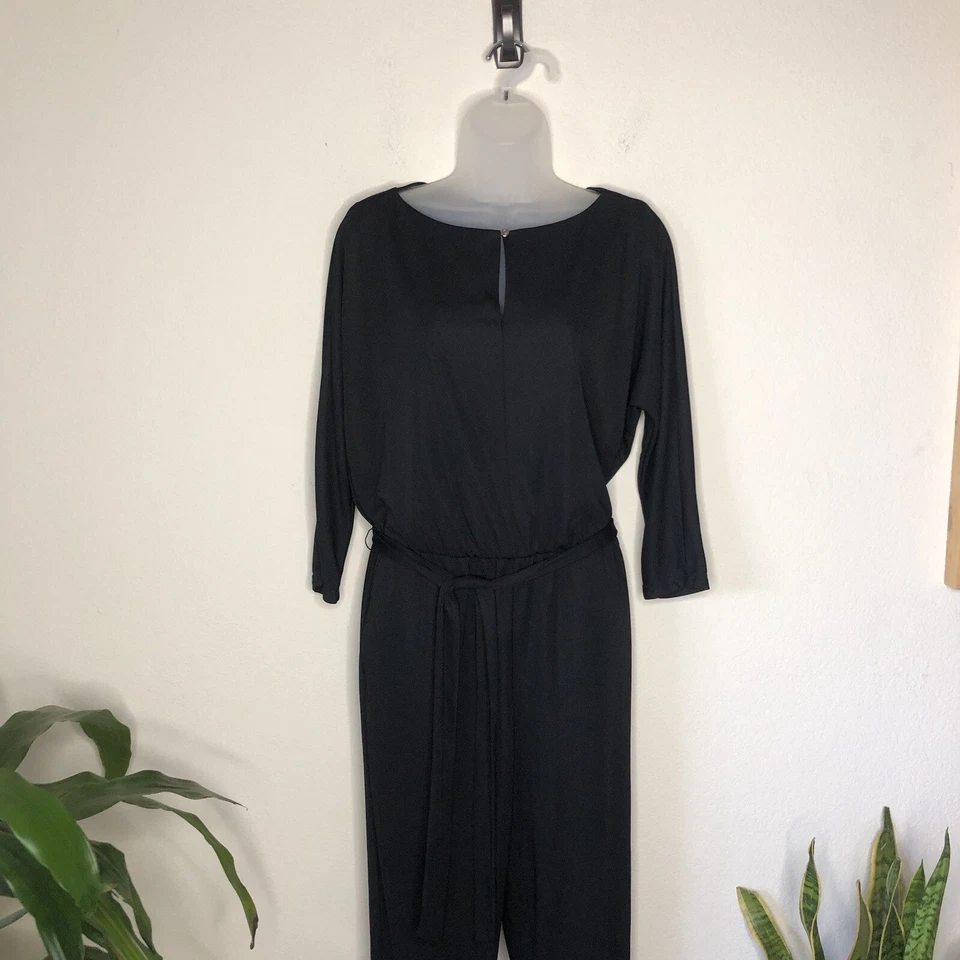 Mono Lauren Ralph Lauren Para Mujer Talla Pequeña Negro Manga Larga Nuevo Con Etiquetas Nuevo Foto 2 de 4