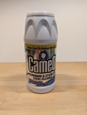 #ad Cameo Aluminum Stainless Steel Cleaner Original Formula 10 oz 95% Full $20.00