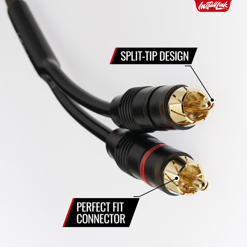 Cinch Audiokabel für Subwoofer oder Stereokabel, 2-Kanal, 20 Fuß - Bild 3 von 12