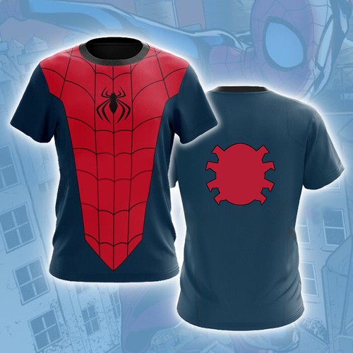 Punk Spiderman Across the Spider Verse 3D Hoodies T-Shirt Sweatshirt Jacket Coat - Picture 35 of 36