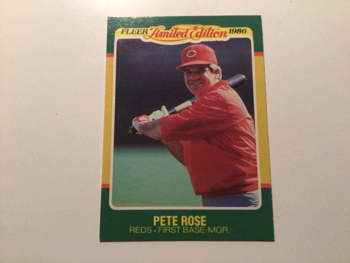 1986 fleer limited edition baseball cards Update (1-132)& Cards: U Pick! 50 Cent Ship! Dave Parker Cincinnati Reds 1986