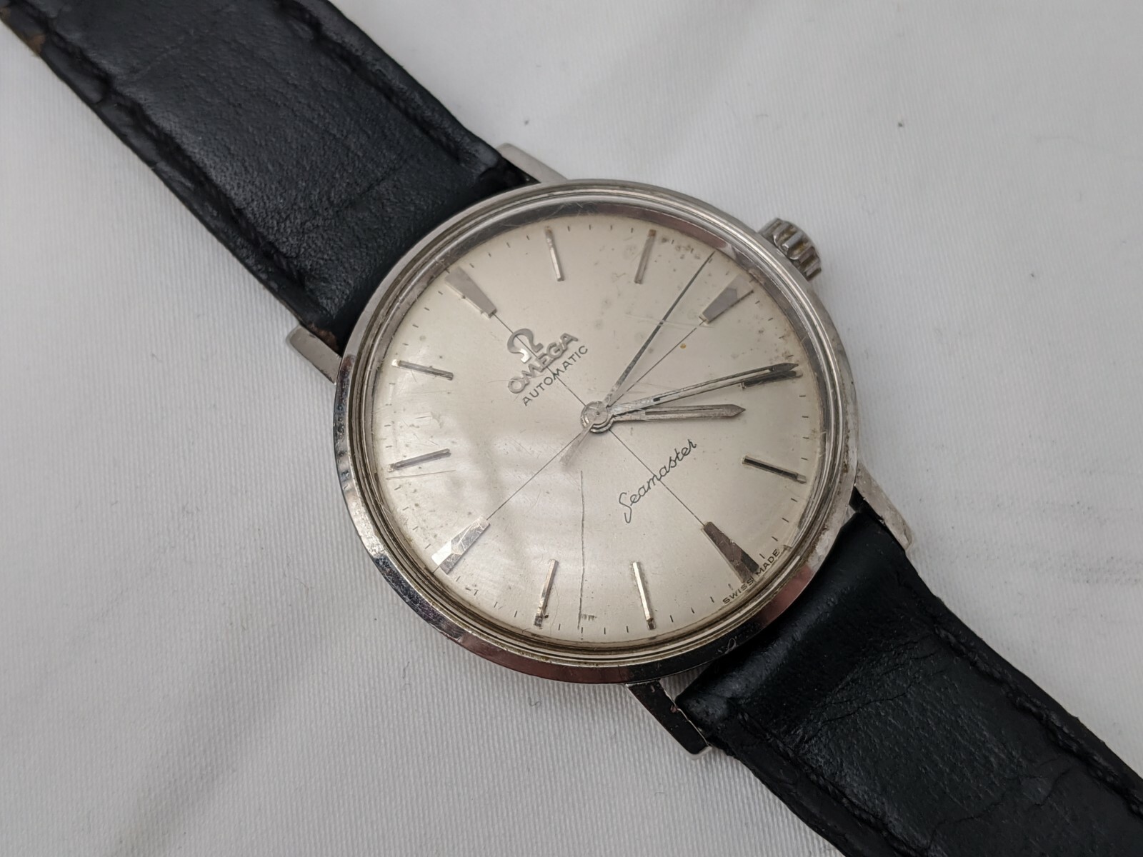 Omega Seamaster stainless steel